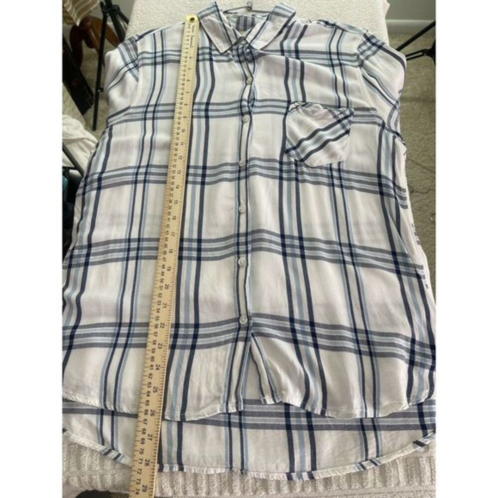 Woolrich Women's‎ Lightweight Plaid Shirt Size Large - Picture 5 of 5